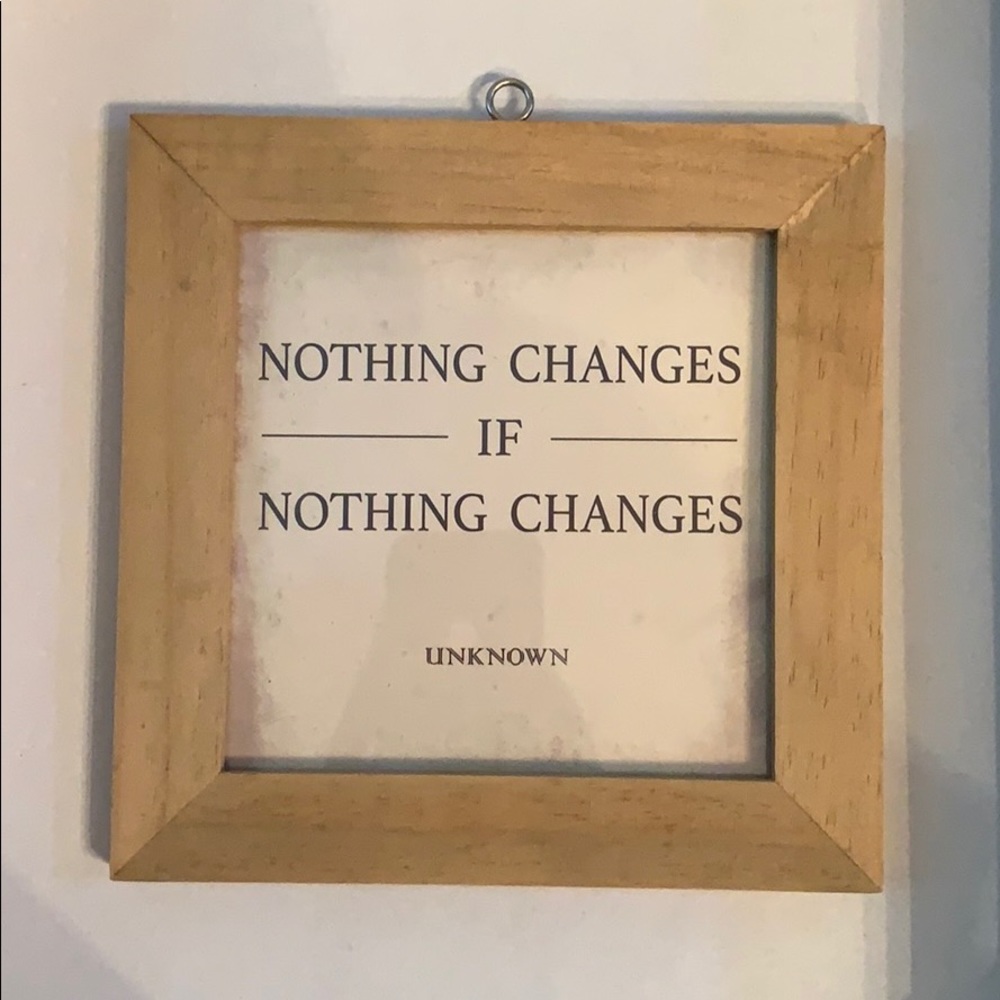 Wood sign